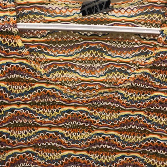 FMX Fashion System Vintage Long Sleeve Mesh Shirt Size Small - Picture 2 of 3